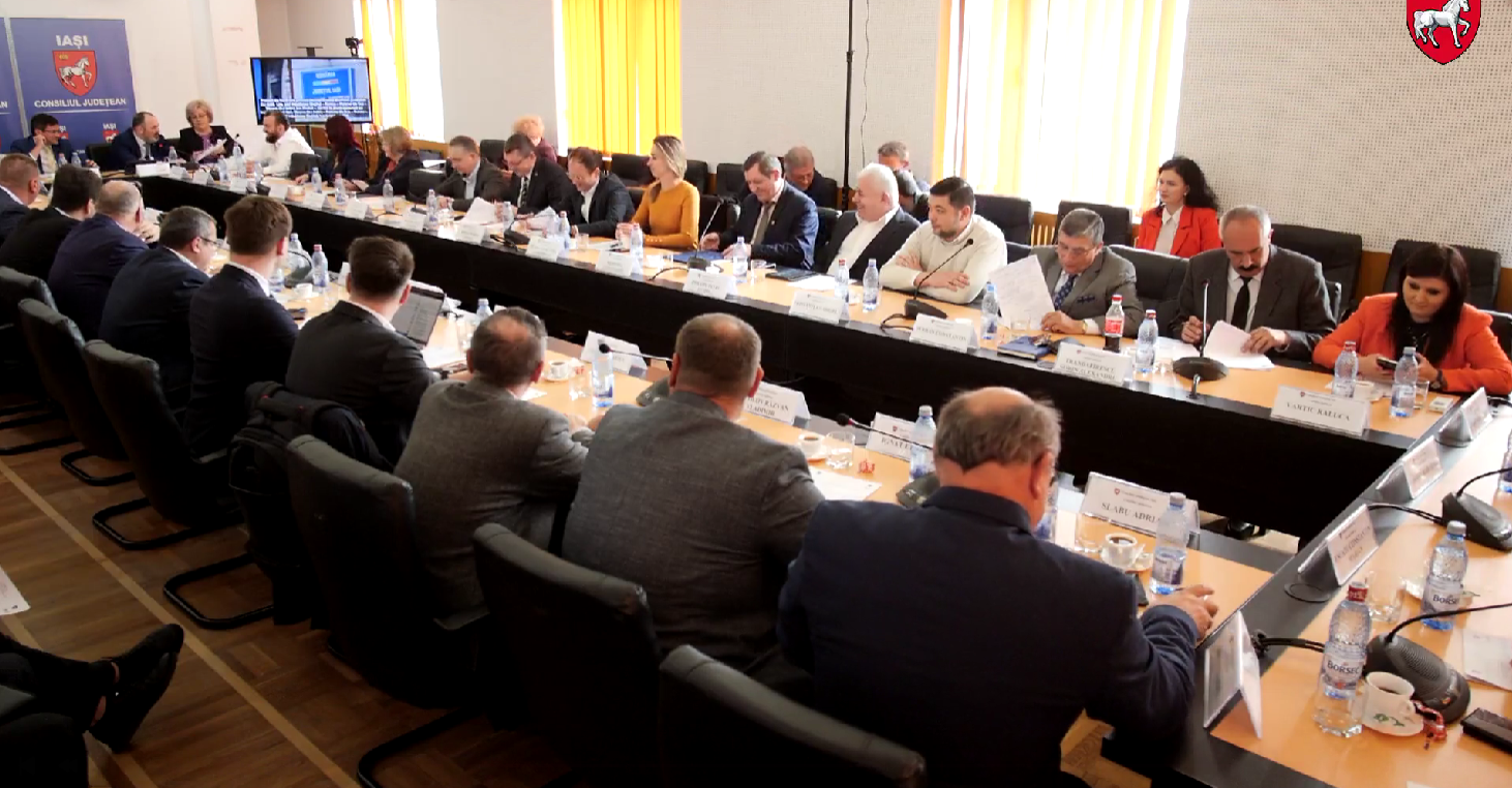  LIVE VIDEO: Cum s-a desfășurat ședința Consiliului Județean Iași (UPDATE)