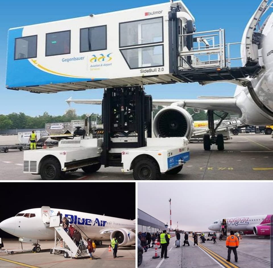  Ambulift pentru pasagerii cu mobilitate redusă la Aeroportul Iași