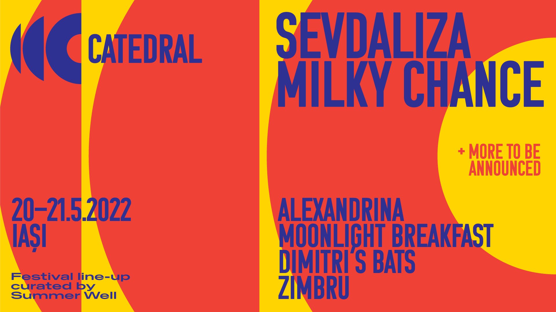  Milky Chance și Sevdaliza vor cânta la Iași. Grădina Palas găzduiește CATEDRAL, cel mai mare festival de muzică și arte vizuale din regiune