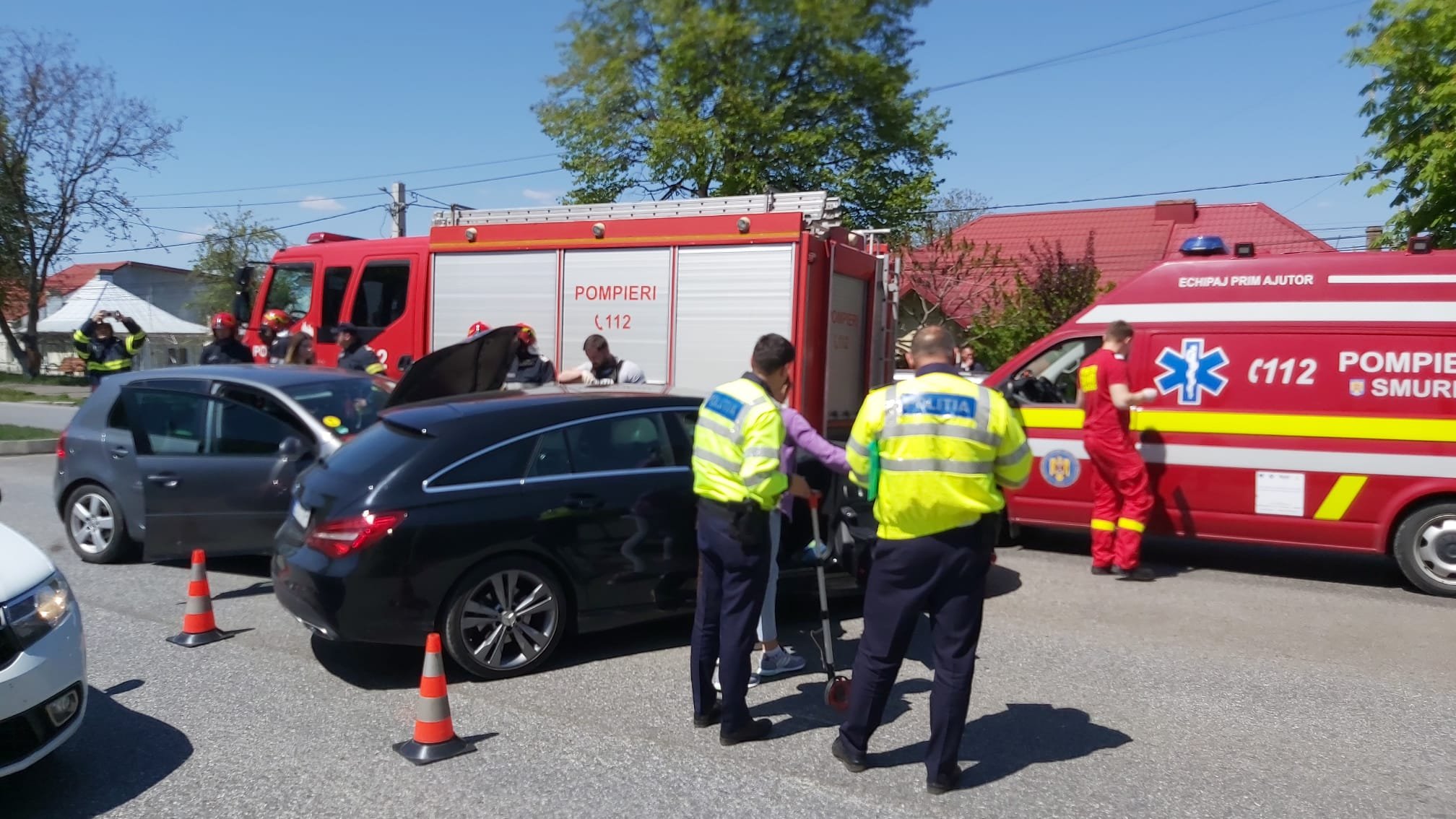  Paşcani: Accident cu o victimă după o coliziune între două maşini