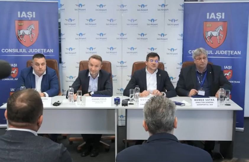  (VIDEO) Se semnează contractul de modernizare a Aeroportului Iaşi