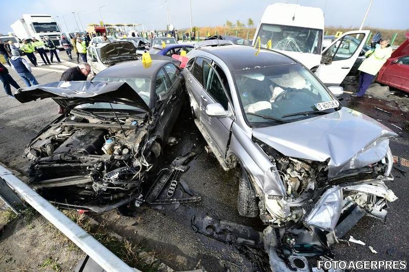  Eurostat: România, cea mai ridicată rată din UE a deceselor cauzate de accidente rutiere