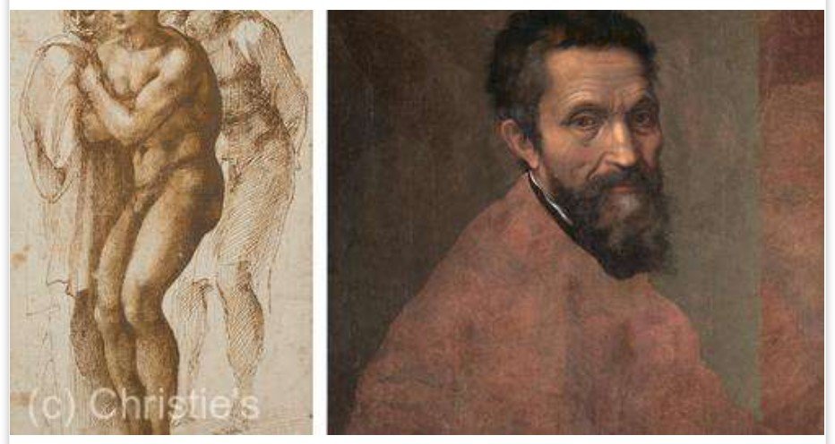  Un desen a lui Michelangelo, estimat la 30 de milioane de euro, a fost scos la licitaţie
