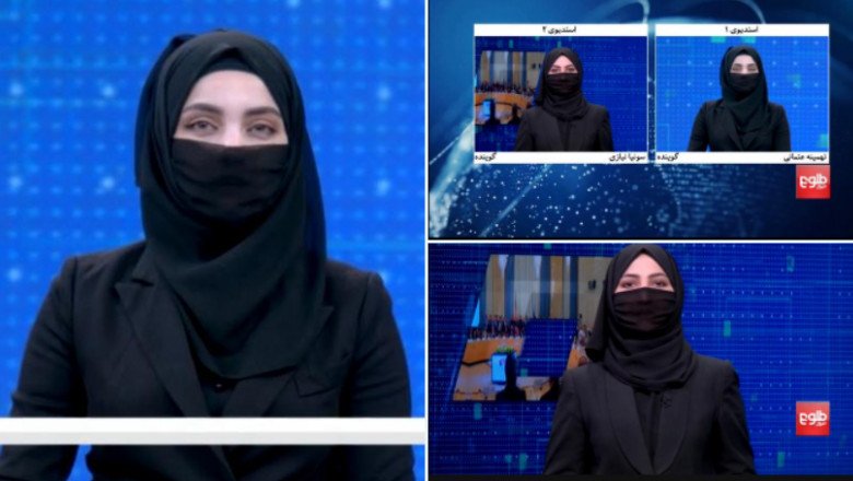  După ce au sfidat o zi ordinul talibanilor, prezentatoarele tv din Afganistan şi-au acoperit feţele
