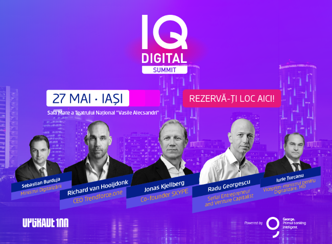  IQ Digital Summit de la Iași – Inscrie-te gratuit! (P)
