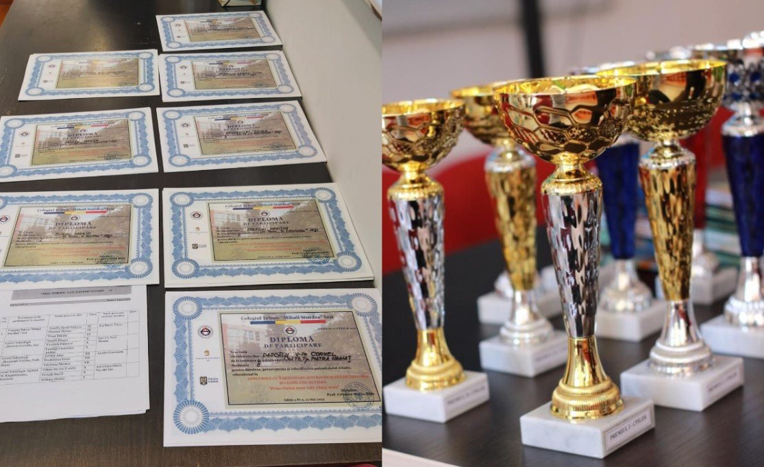  Concursul de Educaţie Rutieră organizat de Colegiul Tehnic „Mihail Sturdza” şi-a desemnat câştigătorii (FOTO)