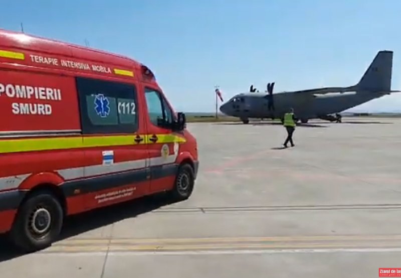  Misiune umanitară a Forțelor Aeriene Române la Iași. Pacient dus la Viena