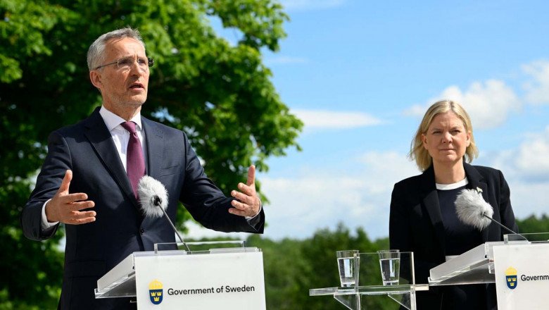  Stoltenberg: Suedia este mai în siguranţă de la depunerea cererii de aderare la NATO