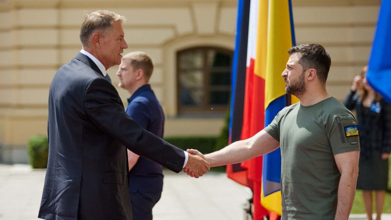  Ce a spus Zelenski despre România după vizita lui Iohannis la Kiev