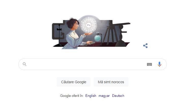  Google dedică un doodle unui chimist român. Cine este Ștefania Mărăcineanu