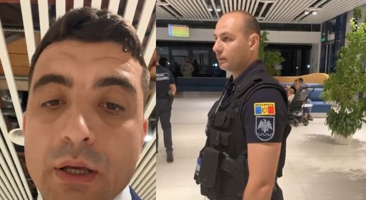  (VIDEO) Moldovenii, mai salubri: George Simion, oprit la aeroportul din Chişinău
