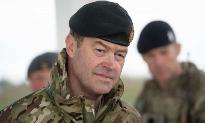 Şeful Statului Major britanic: Armata britanică trebuie să fie pregătită să lupte în Europa încă o dată