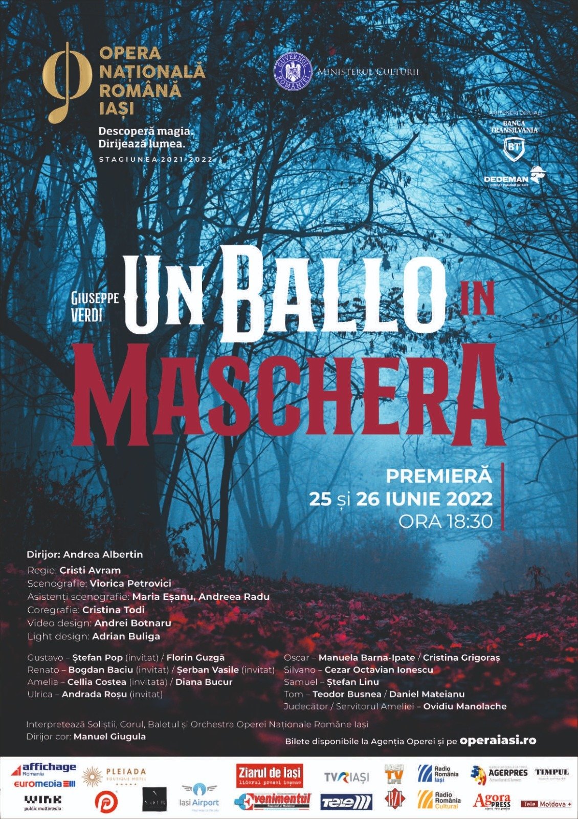  O nouă premieră cu distribuții excepționale la Opera din Iași