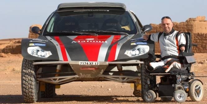 Un francez fără mâini şi picioare va participa la Raliul Dakar 2024