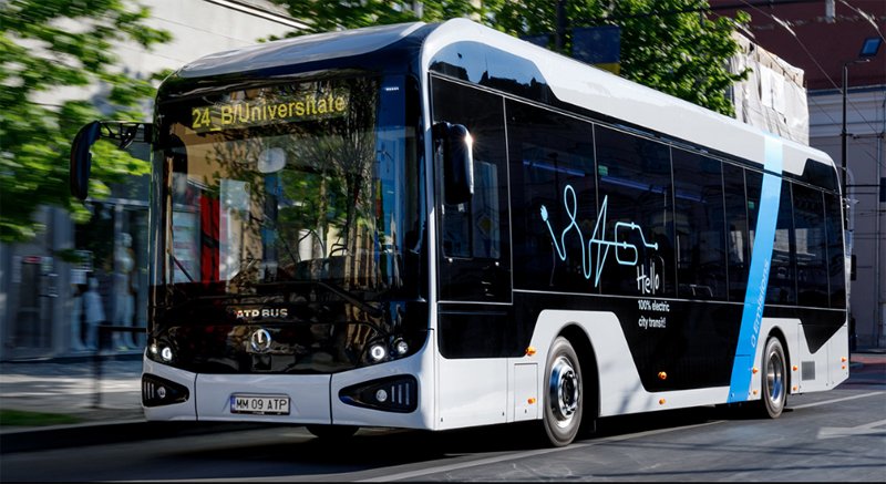  ATP Bus, autobuzul electric românesc, ajunge pentru prezentare și testare la Compania de Transport Public Iași SA