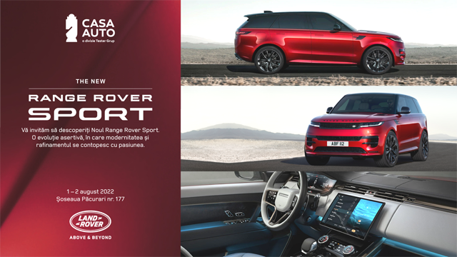  În Premieră la Iași, lansarea Noului Range Rover Sport  (P)