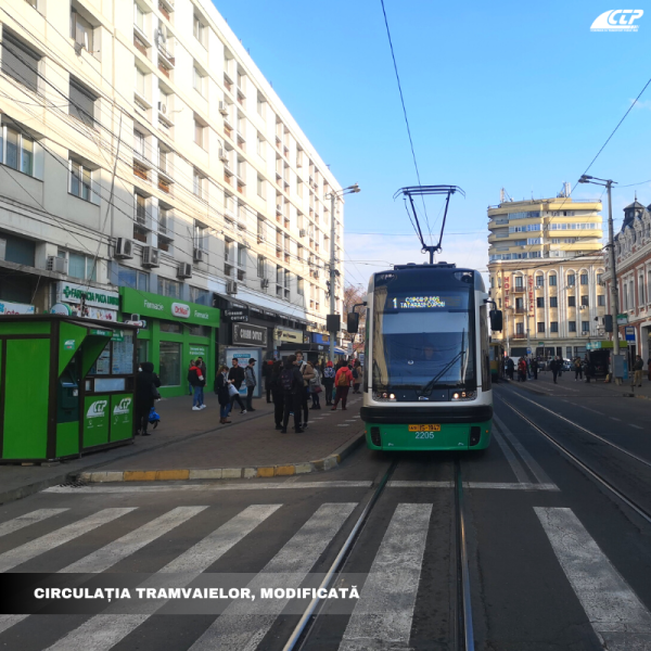  Circulația tramvaielor pe unele trasee din Iași, modificată în acest weekend