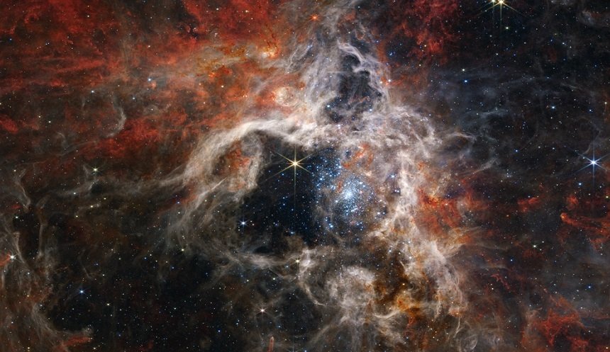  Noi imagini impresionante ale nebuloasei Tarantula, dezvăluite de telescopul James Webb