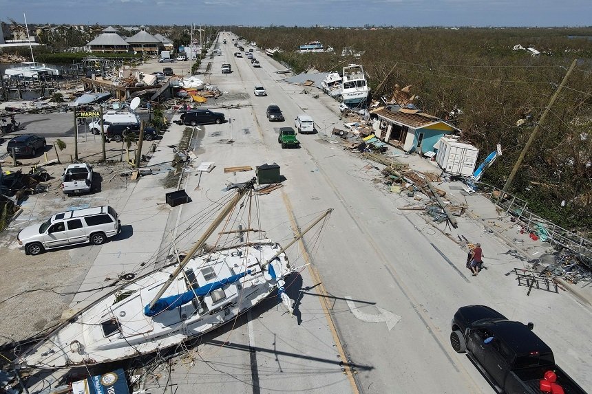  Trecerea uraganului Ian prin Florida a provocat câteva zeci de morţi