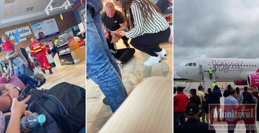  Pasageri leşinaţi într-un avion Wizz Air blocat pe pistă din cauza unei defecţiuni tehnice