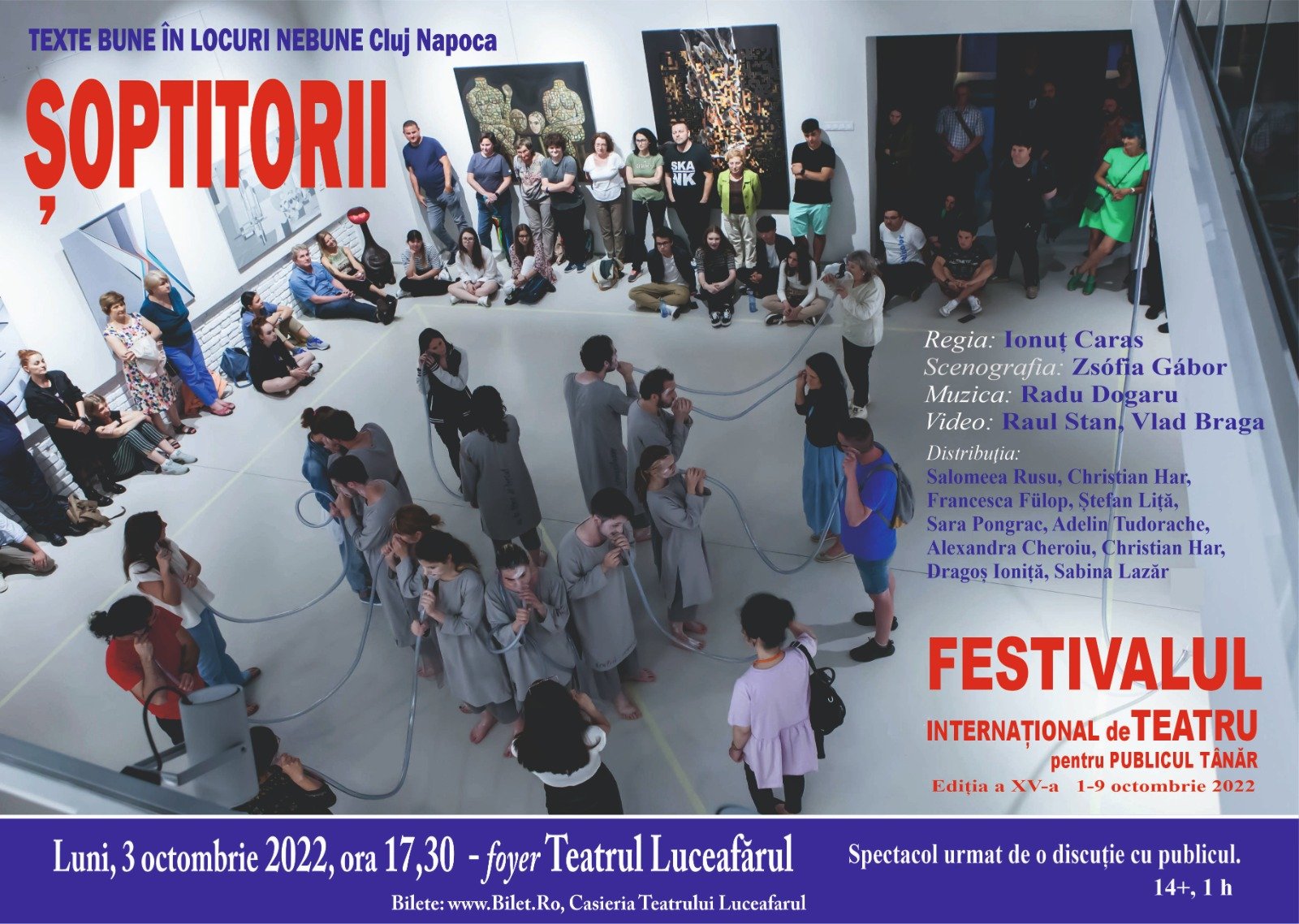  Festivalul Internaţional de Teatru începe săptămâna în forţă la Iaşi: trei piese la Teatrul Luceafărul