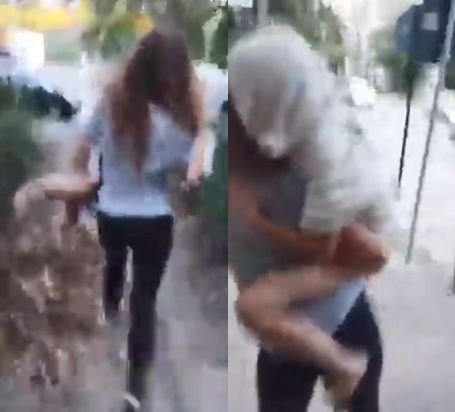 VIDEO O femeie din Constanța a vrut să-și arunce fetița în fața mașinilor, susținând că „este posedată”. Copilul, salvat de trecători