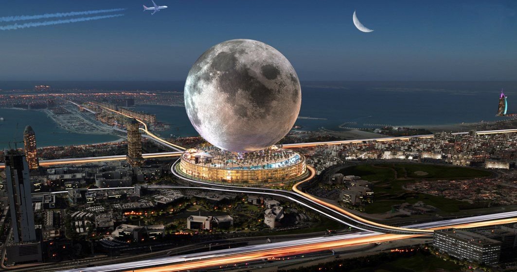  VIDEO Hotel în formă de Lună, în Dubai. Investiție de 5 miliarde de dolari