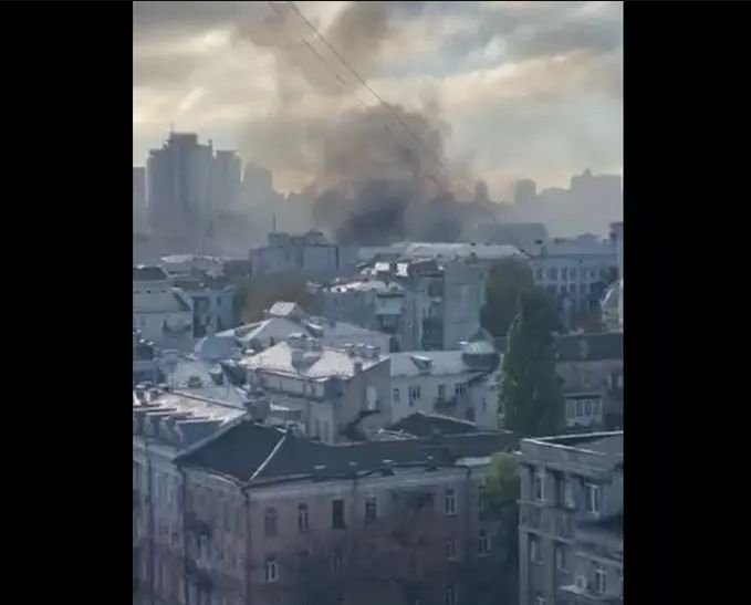  Mai multe explozii puternice în zona centrală a Kievului