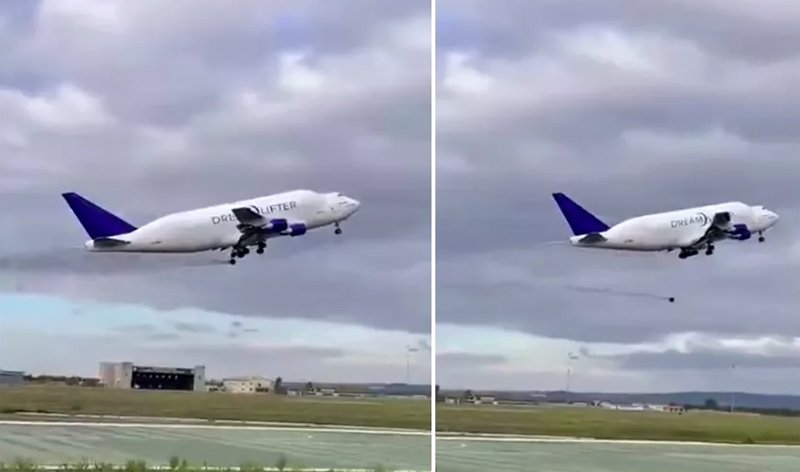  VIDEO Un avion a pierdut o roată la decolare. Cum s-a terminat aterizarea, după 11 ore de zbor