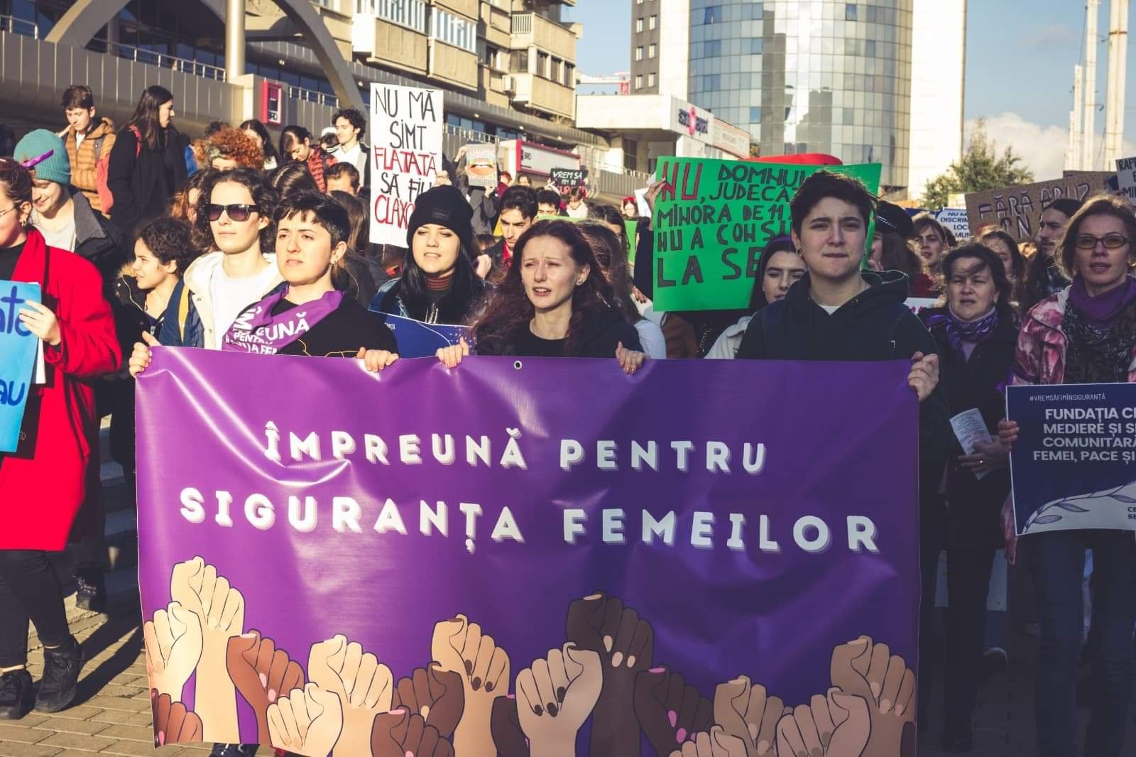  La Iași, 1500 de voci au cerut în stradă siguranță pentru femei