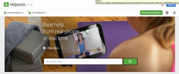  Helpouts: Google lansează un serviciu de consiliere privind viaţa cotidiană