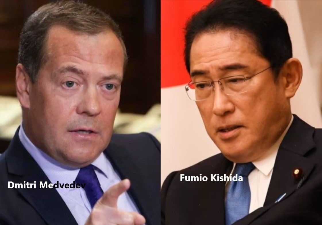  Dmitri Medvedev, fost preşedinte al Rusiei, i-a cerut premierului japoniei să-şi facă seppuku