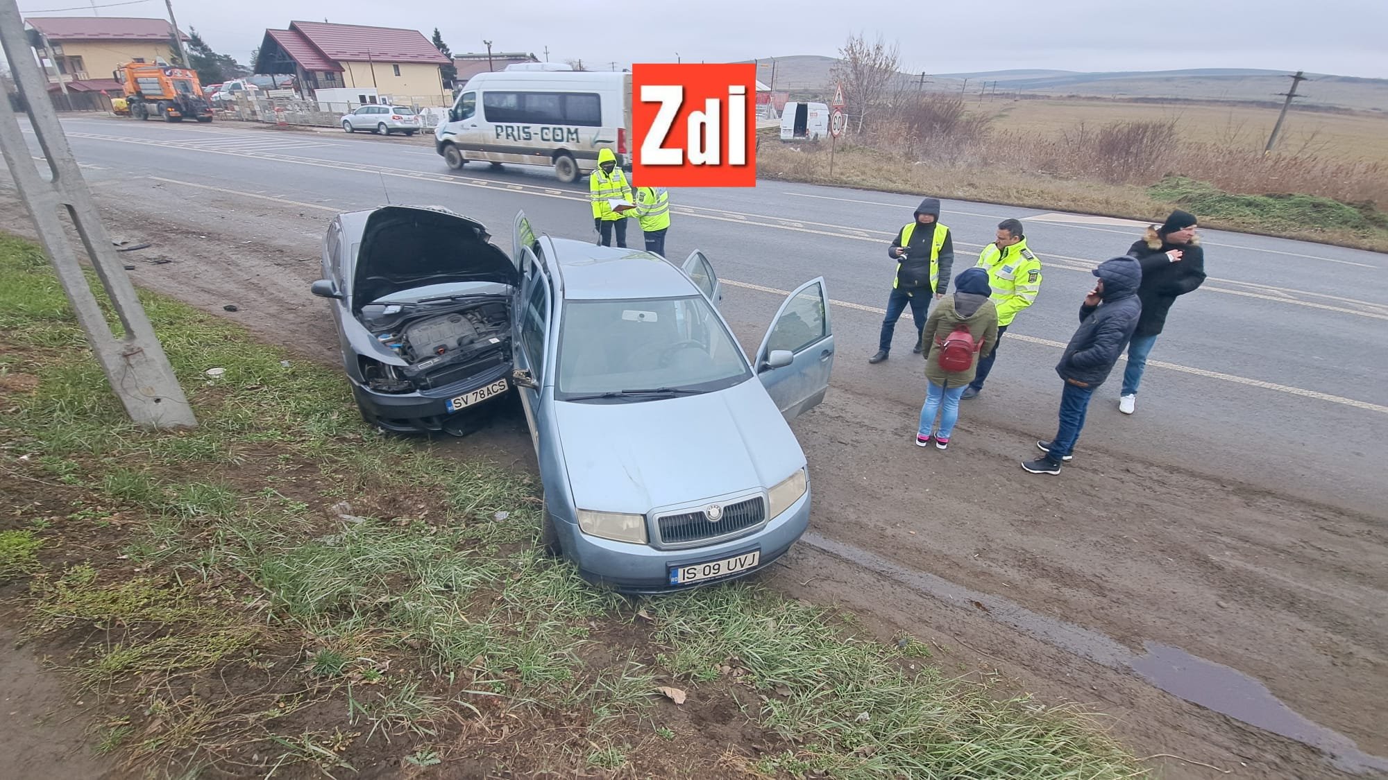  Impact violent pe şoseaua morţii, la Leţcani: două persoane au fost rănite (FOTO-VIDEO)