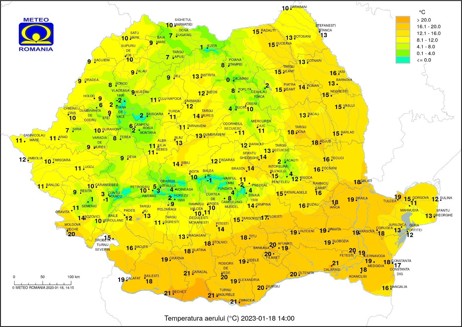  Miezul iernii? 16 grade azi la Iaşi. Record absolut de căldură în sudul României!