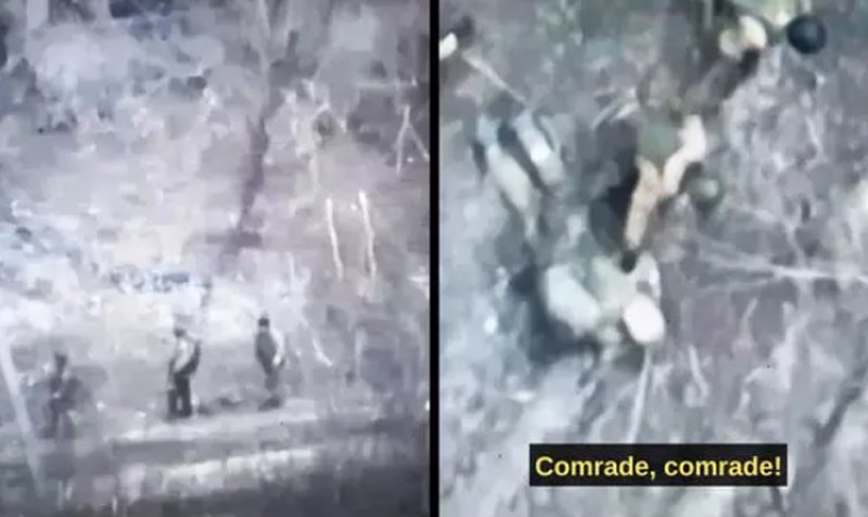  VIDEO Tragedie rusească: Ucrainenii i-au filmat din dronă pe soldații invadatori cum își abandonează un camarad după ce a fost lovit