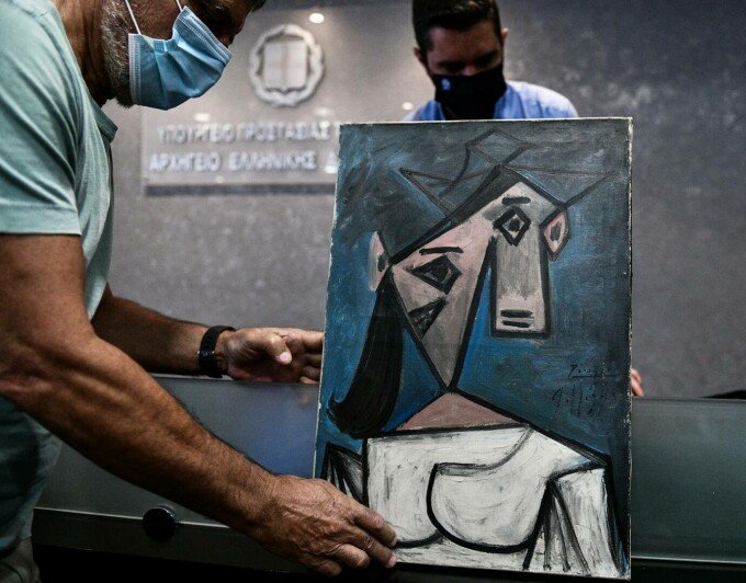  Bărbatul care a furat lucrări de Picasso, Mondrian şi Caccia din Galeria Naţională a Greciei, a scăpat cu o pedeapsă uşoară
