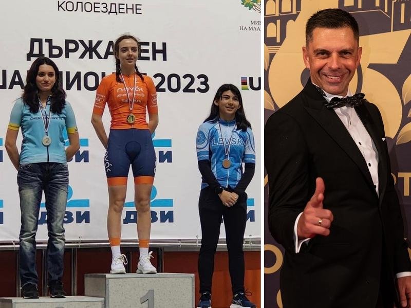  Fata ministrului Eduard Novak, campioană la ciclism în Bulgaria. România nu are un velodrom