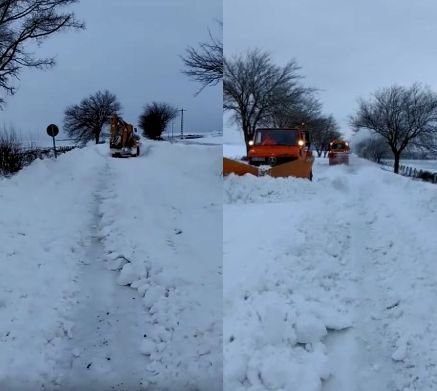  Imagini DRDP Iaşi: Lupta cu zăpada în judeţele din centrul Moldovei – VIDEO