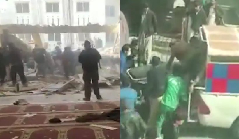  VIDEO Cel puţin 17 morţi după o explozie la o moschee din nord-vestul Pakistanului. Majoritatea victimelor sunt poliţişti