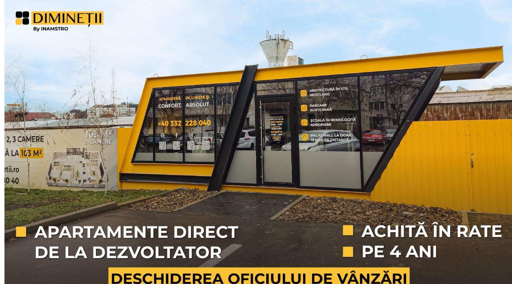  Deschiderea oficiului de vânzări pentru ansamblul rezidențial DIMINEȚII (P)