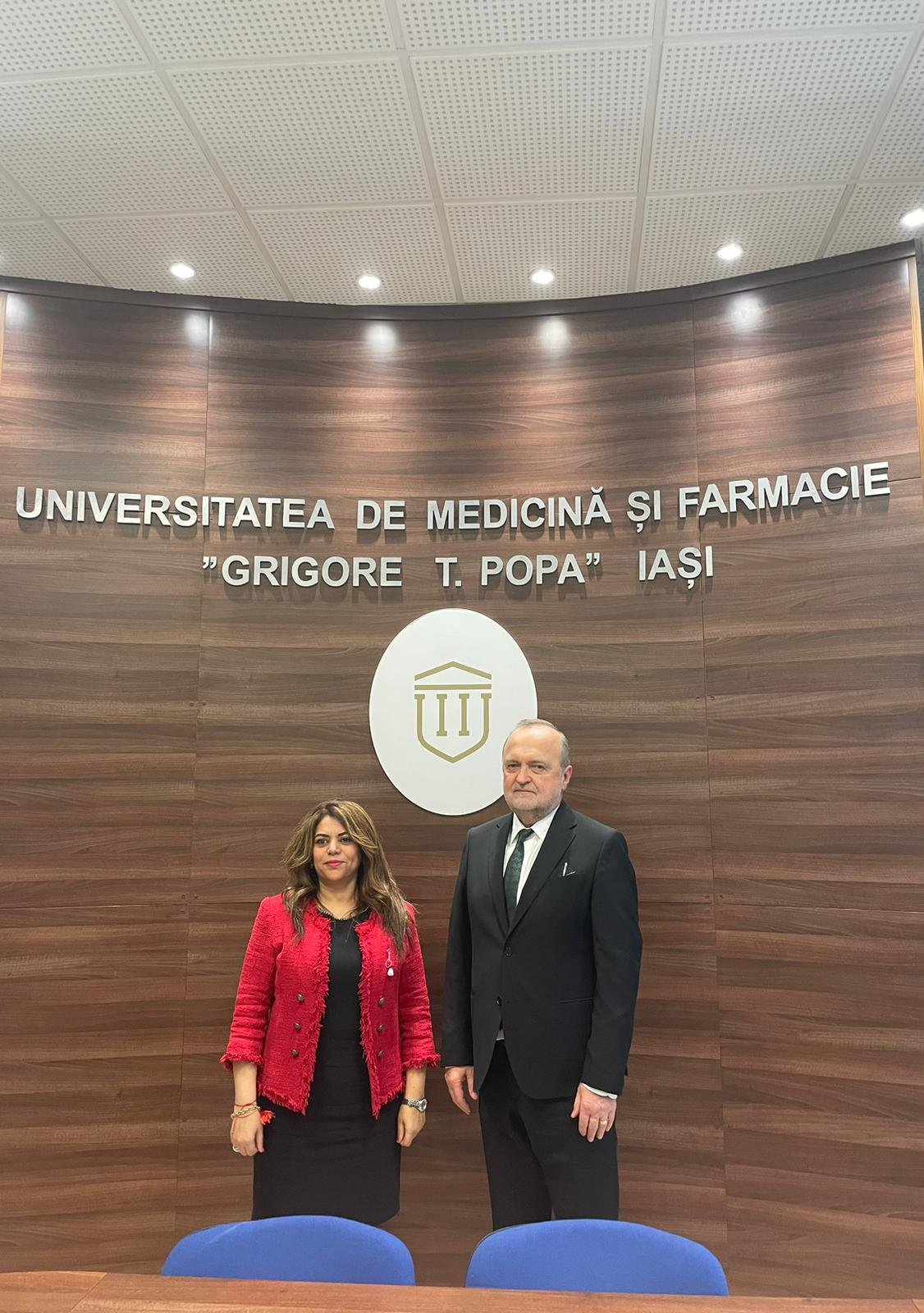  Ambasadoarea Tunisiei, în vizită la UMF Iași