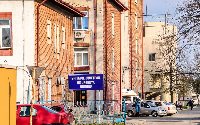  Anchetă a Poliţiei după ce un bărbat internat la ATI la Spitalul Judeţean Giurgiu a murit