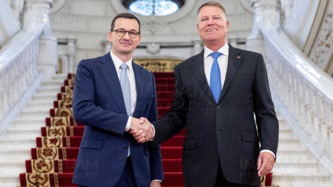  Mateusz Morawiecki, premierul Poloniei, a fost primit de preşedintele Iohannis la Palatul Cotroceni