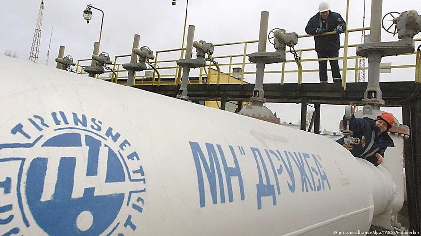  Conducta de petrol Drujba a fost vizată de un atac „terorist”, anunţă Rusia