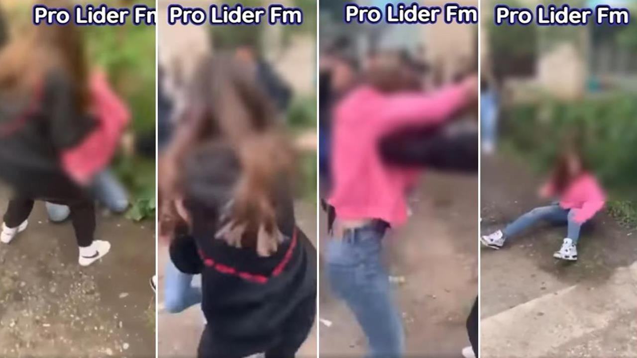  VIDEO Scene șocante în zona unui liceu. Trei eleve s-au luat la bătaie în timpul unei pauze: mama uneia dintre ele a intervenit și a bătut o fată de 14 ani