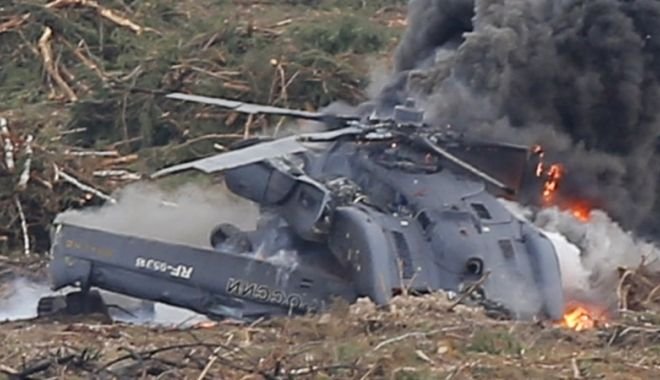  Un elicopter rus de atac se prăbuşeşte în Crimeea: doi morţi