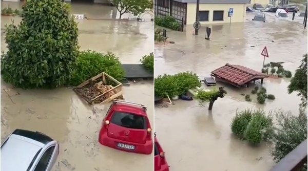  Italia – Cod roşu din cauza precipitaţiilor abundente în nord. Şcoli închise şi nouă victime