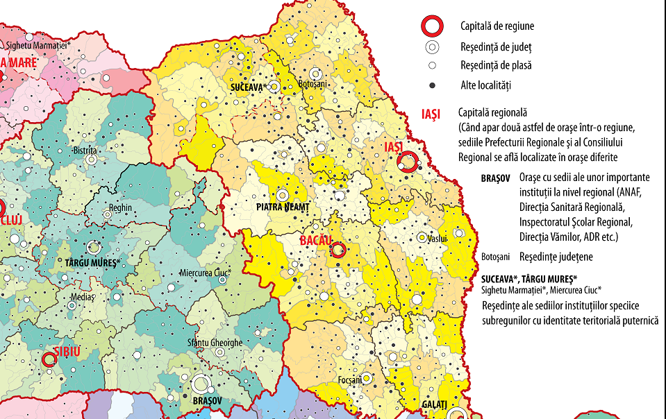  Proiectul noii împărţiri teritoriale a României. Cum va creşte rolul Iaşului şi Moldovei?