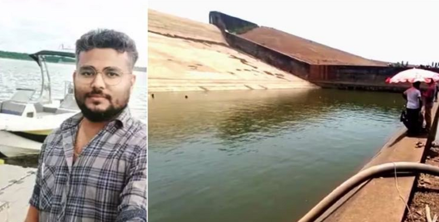  Un inspector guvernamental indian goleşte un baraj cu milioane de litri de apă pentru a-şi recupera smartphone-ul