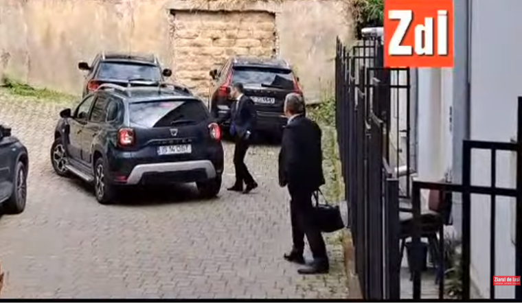  VIDEO Primarul Chirica a fugit pe ușa din dos de la DIICOT